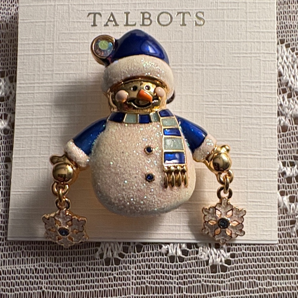 Talbots Frosty Brooch